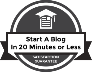 how to start a blog 101 guarantee